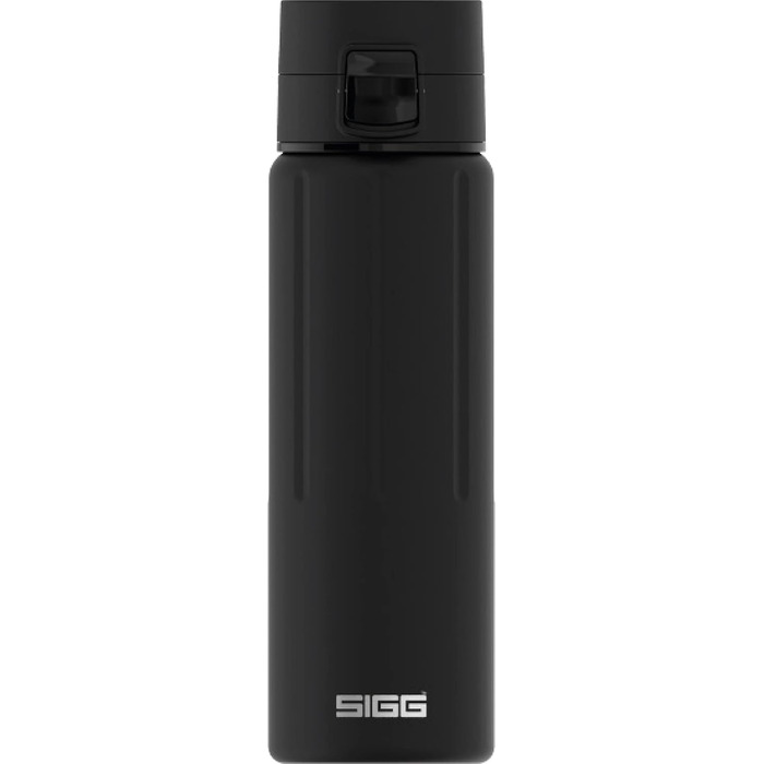 Термочашка SIGG Gemstone ONE 0.5 л, ізольована, з нержавіючої сталі, герметична, для кави to go, без шкідливих речовин, Obsidian
