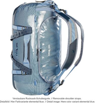 Сумка-рюкзак Tatonka Barrel 65 л, чорна, водонепроникна, з замком