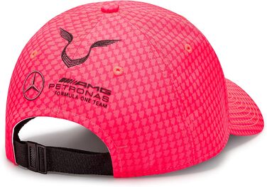 Кепка Mercedes AMG Petronas Formula One Team 2023 Lewis Hamilton Collection, неоново-рожева, універсальний розмір