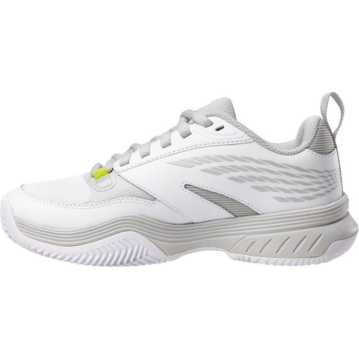 Жіноче тенісне взуття K-Swiss Speedex Hb, 39.5 EU, білий, сірий, фіолетовий, лаймовий зелений
