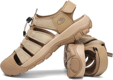 Чоловічі сандалі FLARUT для активного відпочинку та туризму, закритий носок, хакі, 46 EU