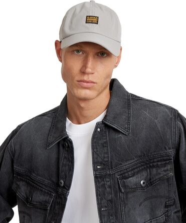 Чоловіча бейсболка G-Star Raw Originals сірого кольору (sharkskin), універсальний розмір