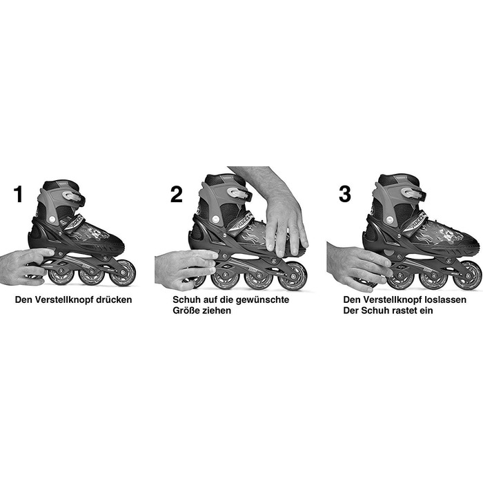 Роликові ковзани Roces Jokey 3.0 Black-Astro Blue, розмір 34