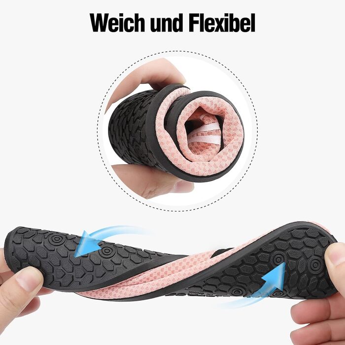 Шкарпетки для плавання та водних видів спорту Sixspace: дихаючі, швидковисихаючі, для чоловіків та жінок, розміри 34-47