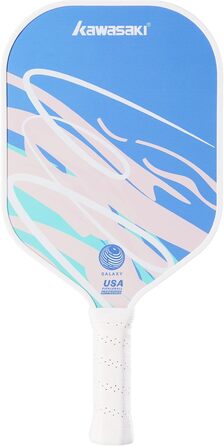 Паддл для піклболу Kawasaki Galaxy серії (BLAU/ROSA) з скловолокна, 15 мм, для початківців та любителів