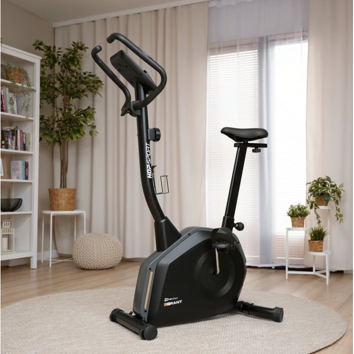 Велотренажер Hop-Sport HS-4000H Grant чорно-золотистий