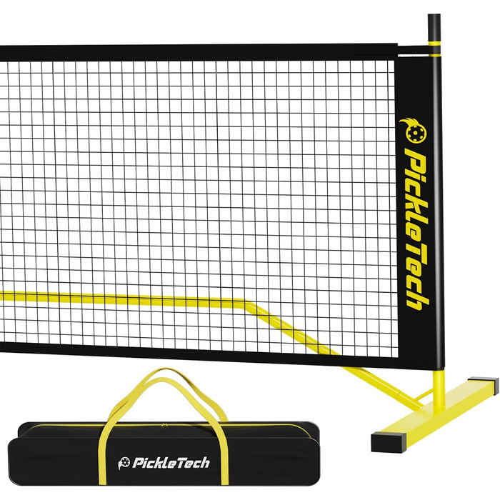 PickleTech PRO Набір для піклболу - професійний комплект з міцною сталевою рамою та PEHD сіткою