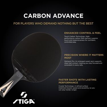 Стіл тенісу ракетка STIGA Carbon Advance (Classic)