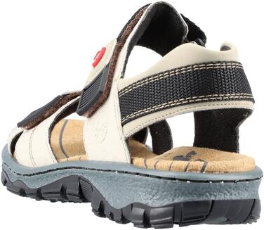 Жіночі сандалії Rieker 68851, класична модель, кремовий/грибний колір, розмір 37 EU