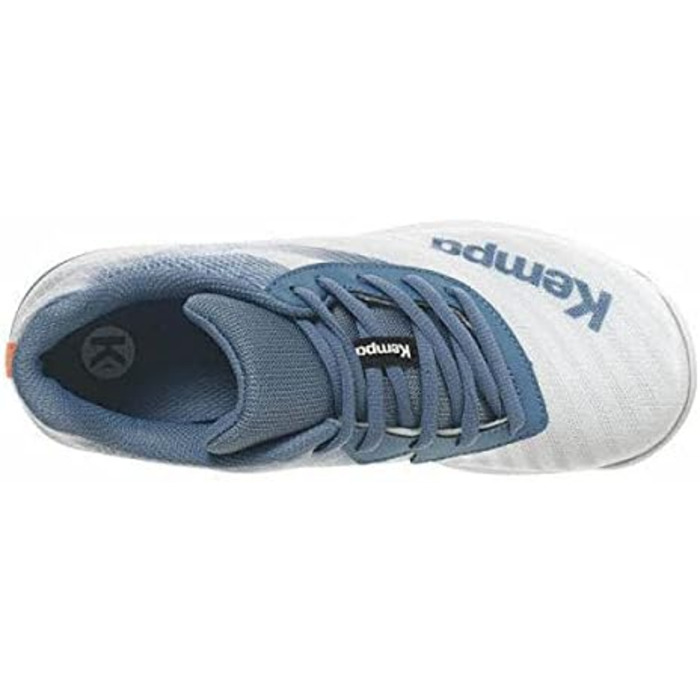 Дитячі гандбольні кросівки Kempa Wing 2.0 Junior - біло-сталево-блакитні (28 EU, вузька колодка)