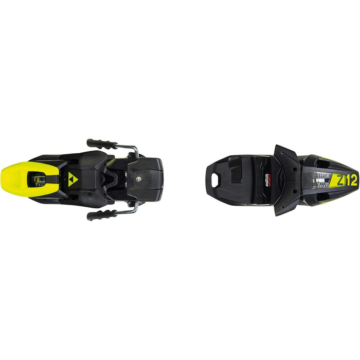 Гірські лижі Fischer RC4 WC SC MT + кріплення RC4 Z12 PR 23/24, чорні-жовті, 165 см, для чоловіків та жінок