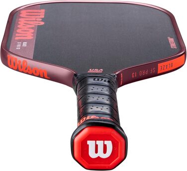 Ракетка для піклболу Wilson Blaze SF Pro 13, чорно-червона, 10.2 см
