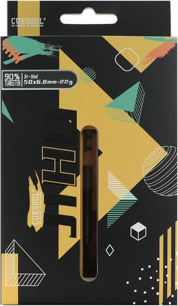 Дартс набір CUESOUL JIHO S1-S8, 90% вольфрам, сталева голка, 21/22/23 г, з уніфікованими крилами ROST T19