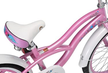 Дитяче велосипед BIKESTAR 20/24 дюйми для хлопчиків та дівчаток від 6 років | Велосипед круїзер | Рожевий