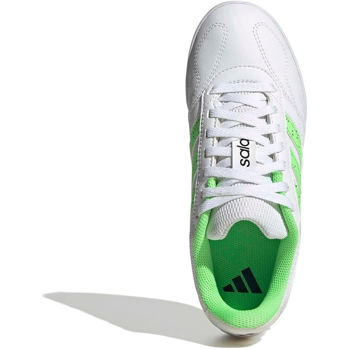 Дитячі футбольні залажні кросівки Adidas Super Sala Competition III, 30 EU, біло-чорні