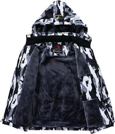 Жіноча зимова куртка YSENTO: водонепроникна, для катання на лижах, софтшелл, флісова, функціональна з капюшоном, білий (XXL, камуфляж)