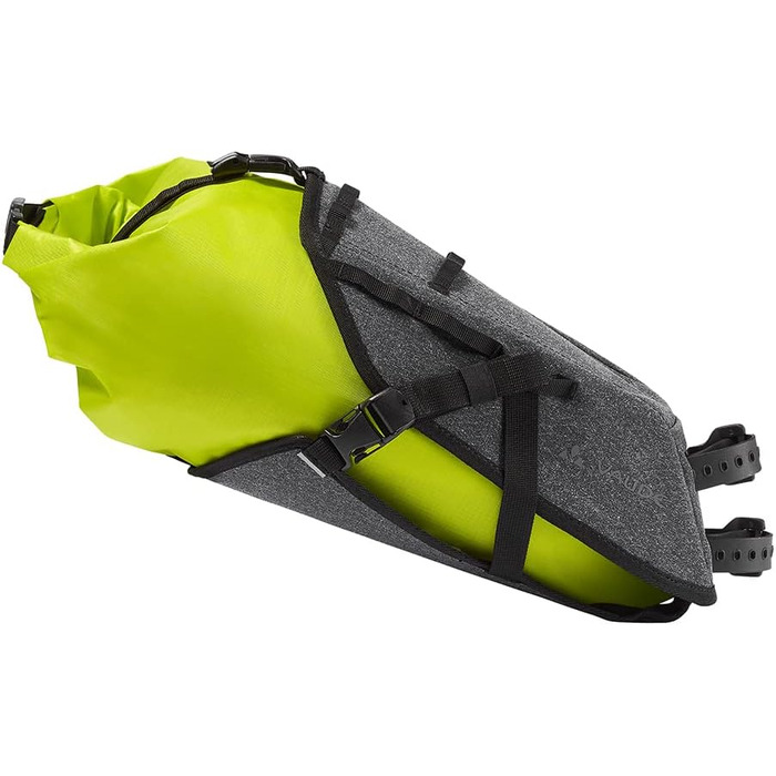 Сідло VAUDE Trailsaddle для велосипеда, яскраво-зелене/чорне, універсальний розмір, водонепроникне