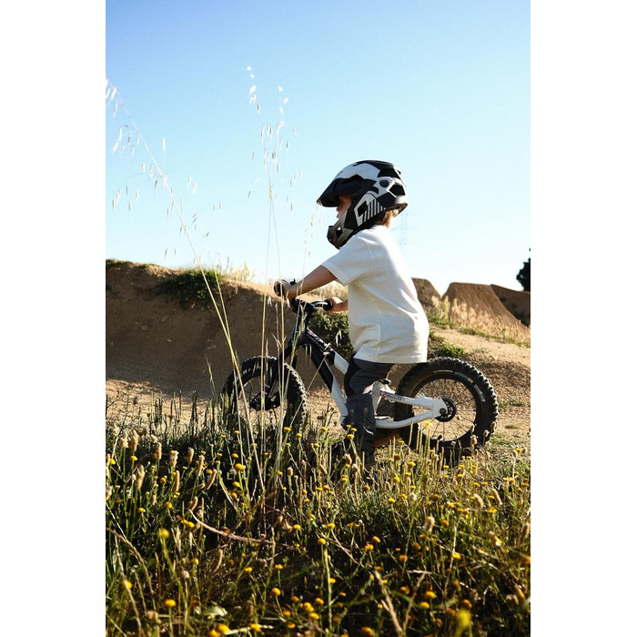 Шолом велосипедний ROCKBROS дитячий інтегрований Fullface знімний захист підборіддя, розмір S (титановий)