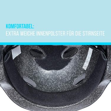 Шолом для скейтборду, самоката, BMX Apollo Bright Carbon, дитячий та дорослий, регульований, розмір L/XL (56-61 см)