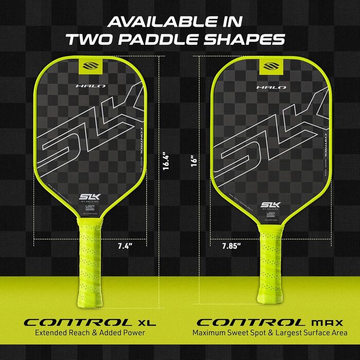 Паддл для піклболу Selkirk Sport 2025 XL (довгаста форма), контроль, зелений