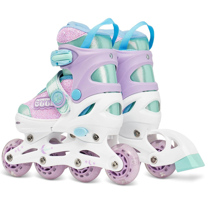 Інлайнери дитячі RAVEN Etta Violet з LED підсвіткою, регульовані (30-33 розмір)