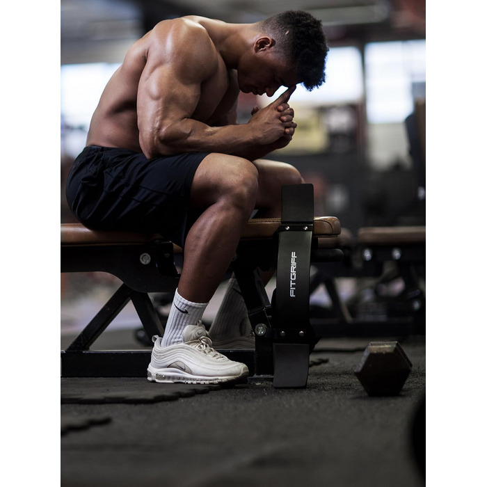 Fitgriff® ізолятор для біцепса, арм бластер для бодібілдингу, силових тренувань і важкої атлетики, тренажер для біцепса, чорний