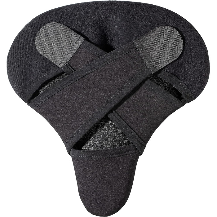 Велосипедне сидіння Schwinn Komfort з м'якою піною Memory Foam та двома ремінцями, чорного кольору