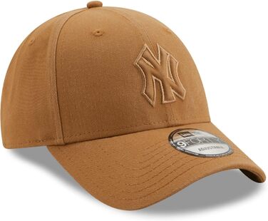 Кепка New Era 9FORTY New York Yankees з вишитим логотипом MLB, бежева