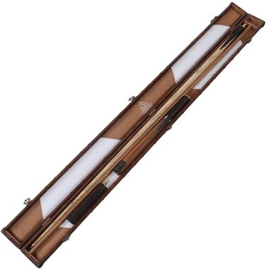 CUESOUL Snookerqueue: класичний кий для більярду, ручної роботи, 145 см, палісандр, 3/4-розбірний, з чохлом та подовжувачем CSSC006