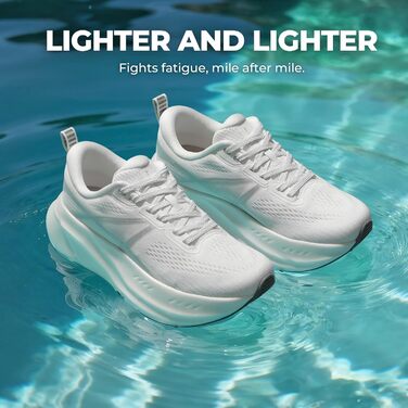 Жіночі кросівки Allswifit для бігу та фітнесу, білі (37 EU) - легкі, амортизуючі, з протиковзкою підошвою