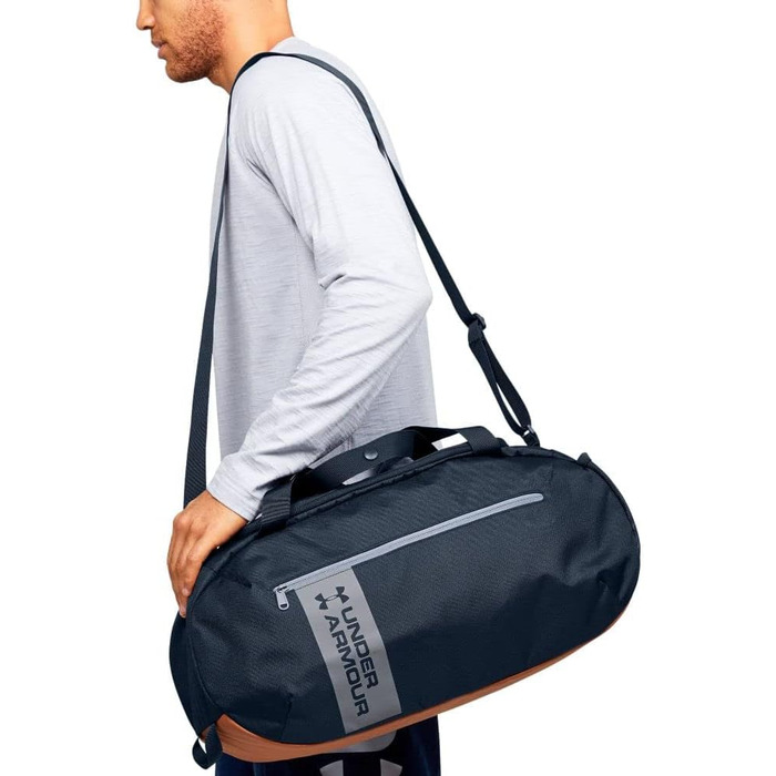 Спортивна сумка Under Armour UA Roland Duffle MD для чоловіків, універсальна та міцна, з практичними відділеннями, синя, універсальний розмір