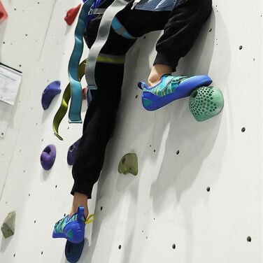 Жіночі скелелазні туфлі низького об'єму для фітнесу та боулдерингу, професійні (37 EU, Blue Blau)