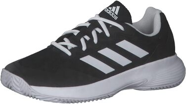 Жіночі тенісні кросівки Adidas Gamecourt 2w, 38 EU, чорний/білий
