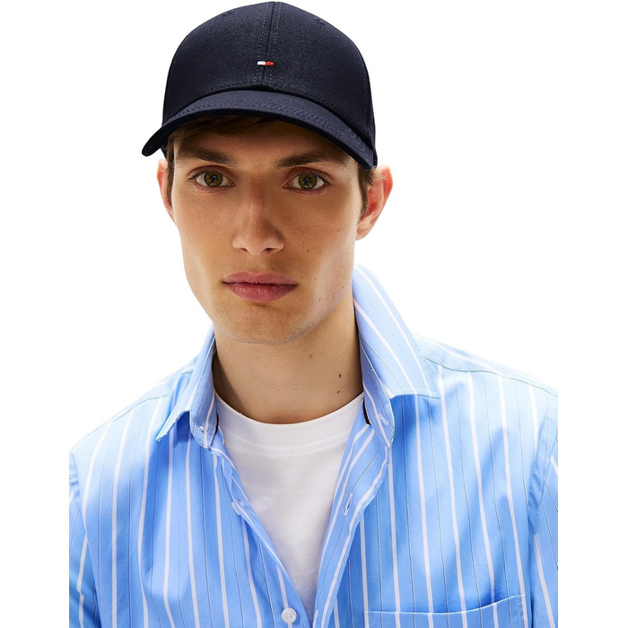 Чоловіча кепка Tommy Hilfiger один розмір, темно-синя (Midnight)