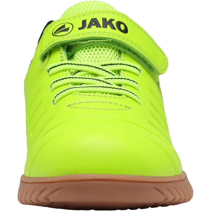 Дитячі спортивні зала-тенісні кросівки JAKO J-sh Finesto Ev (36 EU, неоновий жовтий, чорний)