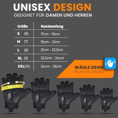 Велосипедні рукавички літні для чоловіків та жінок – дихаючі рукавички з гелевою підкладкою для MTB, шосе та трекінгу, чорно-білі