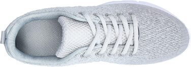 Кросівки для бігу та фітнесу: дихаючі, легкі, сірі, 44 EU (для чоловіків та жінок)