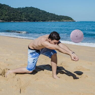 Волейбольний м'яч Dakapal 5, для залу та пляжу, м'який, для початківців, підлітків та дорослих (фіолетовий). Без насоса.