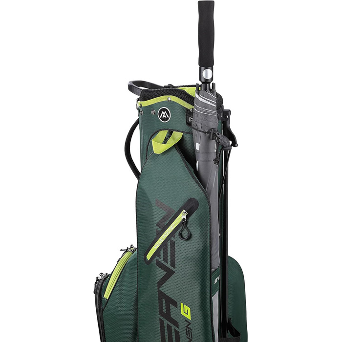 Сумка для гольфу Big Max Heaven 7 G Standbag Forestgreen-Lime з підставкою