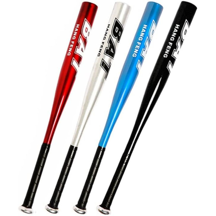 Алюмінієва біта для бейсболу 34 дюйми (86,4 см) багатоколірна, для дорослих та молоді, чоловіча/жіноча (червона)
