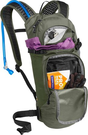 Гідропак для велосипеда CamelBak Lobo 9, 2 л, кріплення для шолома, магнітна трубка, олива