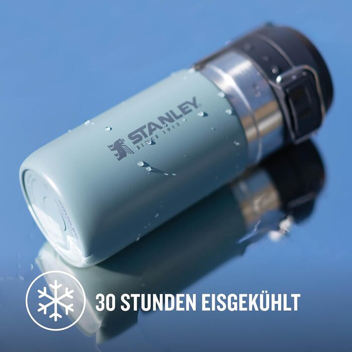 Термос-пляшка Stanley Quick Flip з нержавіючої сталі, 7+ годин холод, BPA-free, герметична, для води, зручна кришка, придатна для миття в посудомийці