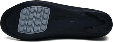 Велосипедні черевики для чоловіків та жінок, для шосе та гірського велосипеда з гумовою підошвою, дихаючі кросівки, не блокуючі велосипедні черевики MTB, чорний (38 EU)