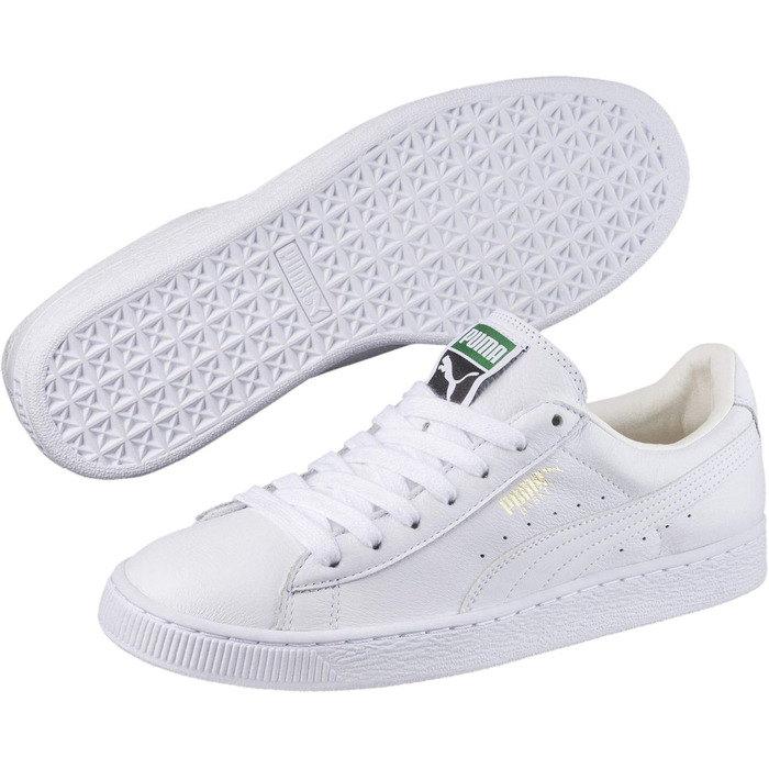 Кросівки PUMA Basket Classic LFS для чоловіків (37 EU, широка колодка, білі)