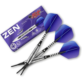 Дротики для дартсу Shot! Zen Budo 80% вольфраму, 18 г, професійні, пластиковий наконечник, для чоловіків і жінок, Нова Зеландія