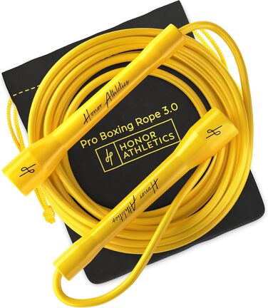 Скакалка для боксу Honor Athletics Pro Boxing Seil 3.0, 5,3 мм, регульована, TPU-PVC, для чоловіків та жінок, для залу та вулиці