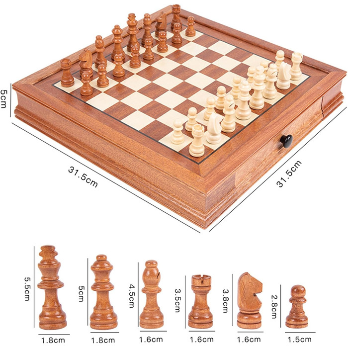 Шаховий набір MZSX з чистого металу, магнітний, складаний, для дітей та дорослих, подарунок на Новий рік