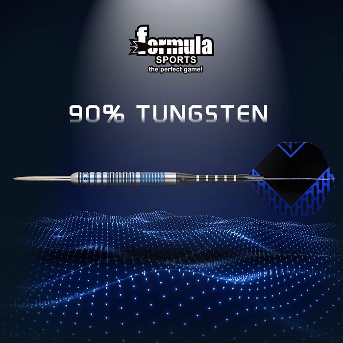 Професійні дартси Formula Sports з металевим наконечником, 90% вольфраму, 3 шт, 21-24 г