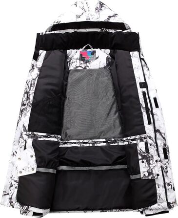 Комплект гірськолижний чоловічий: куртка та штани, зимовий, водонепроникний, вітронепроникний, з капюшоном, камуфляж, XL