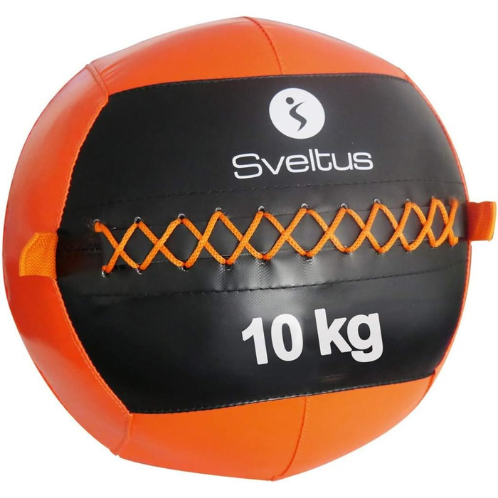 Медичний м'яч Sveltus 10 кг, діаметр 35 см, для кросфіту та фітнесу